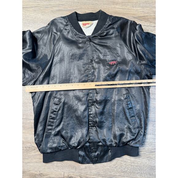 Vintage 90s Y2k Hartwell Soccer Team Bomber Jacket - Rockettes League Champs M - Picture 4 of 7